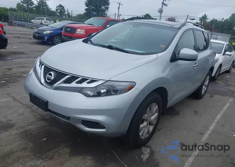 2014 Nissan Murano Sl from USA, damaged, VIN JN8AZ1MW2EW533085
